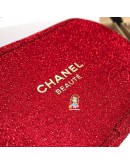 CHANEL Cosmetic pouch Black or Red [Ready Stock]