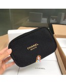 CHANEL Cosmetic pouch Black or Red [Ready Stock]