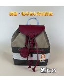 【韩流时尚】新品 - 韩国格子小号双肩包 [Ready Stock]